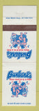 Matchbook Cover - Burbank's BBQ pigs Sharonville Beavercreek OH