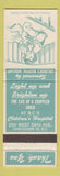 Matchbook Cover - Children's Hospital Vancouver BC