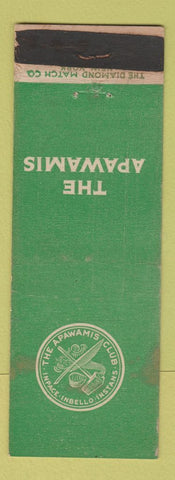 Matchbook Cover - The Apawamis Club WEAR