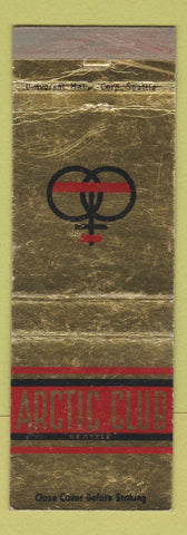 Matchbook Cover - Arctic Club Seattle WA WEAR
