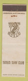 Matchbook Cover - Tatem Surf Club
