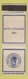 Matchbook Cover - The Buffalo Club NY