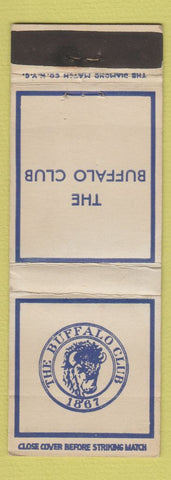 Matchbook Cover - The Buffalo Club NY
