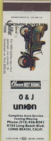 Matchbook Cover - Union Oil gas Long Beach CA