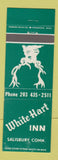 Matchbook Cover - White Hart Inn Salisbury CT