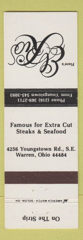 Matchbook Cover - Fiore's El Rio Warren OH