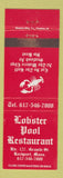 Matchbook Cover - Lobster Pool Restaurant Rockport MA WEAR
