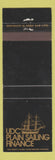 Matchbook Cover - UDC Plain Sailing Finance New Zealand
