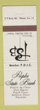 Matchbook Cover - Peoples State Bank Prairie Du Chien Glen Haven Wauzeka WI