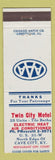 Matchbook Cover - Twin City Motel Cave City KY