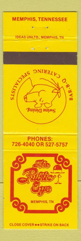 Matchbook Cover - The Public Eye Memphis TN pig