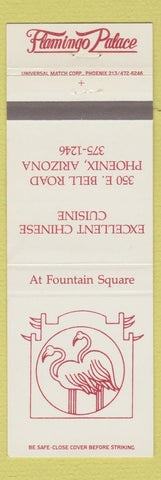 Matchbook Cover - Flamingo Palace Phoenix AZ