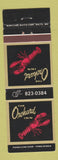 Matchbook Cover - Orchard Inn Towson MD