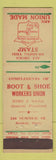 Matchbook Cover - Boot & Shoe Workers Union Boston MA