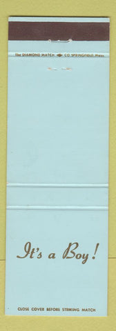 Matchbook Cover - It's A Boy Security Trust Company Pottstown PA