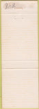 Matchbook Cover - Schryver Real Estate Williamstown MA peach