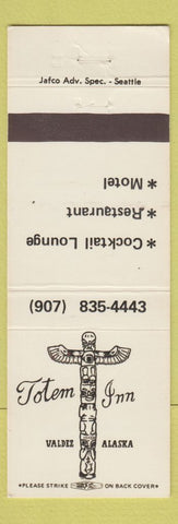 Matchbook Cover - Totem Inn Valdez AK