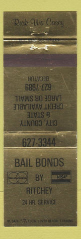 Matchbook Cover - Bail Bonds by Richey