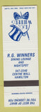 Matchbook Cover - RG Winners Restaurant Hamilton ON