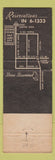 Matchbook Cover - Beau Brummel Restaurant Salt Lake City UT WEAR