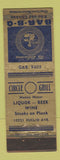 Matchbook Cover - Circle Grill BBQ Cleveland? WEAR