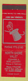 Matchbook Cover - North Shore Valet St Clair Shores OH