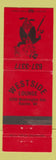 Matchbook Cover - Westside Lounge Racine WI