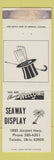 Matchbook Cover - Seaway Display Toledo OH WEAR