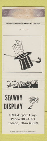 Matchbook Cover - Seaway Display Toledo OH WEAR