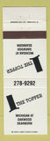 Matchbook Cover - The Topper Dearborn MI