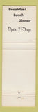 Matchbook Cover - Corcoran's Restaurant San Luis Obispo CA