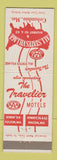 Matchbook Cover - All States Village Travelier Motels Macon Fulton Columbia MO