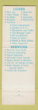Matchbook Cover - Vandenberg Federal Credit Union Lompoc Santa Maria CA