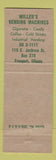 Matchbook Cover - Miller's Vending Machines Freeport IL Safety No Smoking WEAR