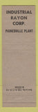 Matchbook Cover - Industrial Rayon Corp Painesville OH Safety Arc Welding WEAR
