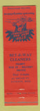 Matchbook Cover - Bet R Way Cleaners Jackson MS Safety Accidents WORN