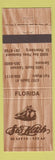 Matchbook Cover - Sea Hketch Seafood Steak St Petersburg Fort Myers FL
