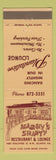 Matchbook Cover - Mammy's Shanty Restaurant Atlanta GA