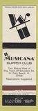 Matchbook Cover - Musicana Supper Club West Palm Beach FL