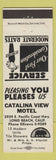 Matchbook Cover - Catalina View Motel Long Beach CA