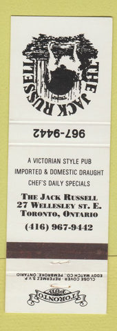 Matchbook Cover - The Jack Russell Toronto ON
