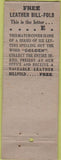 Matchbook Cover - Golden West Plan Los Angeles CA WEAR