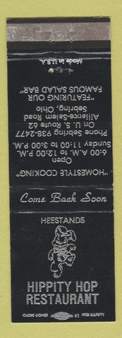 Matchbook Cover - Hippity Hop Restaurant Sebring OH