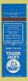 Matchbook Cover - Trader Jack's Restaurant Bradenton Beach FL WEAR