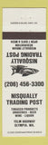 Matchbook Cover - Nisqually Trading Post Olympia WA
