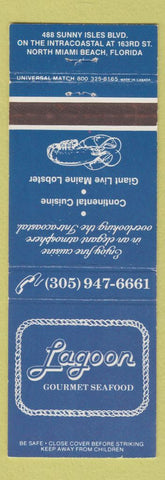 Matchbook Cover - Lagoon Seafood North Miami Beach FL