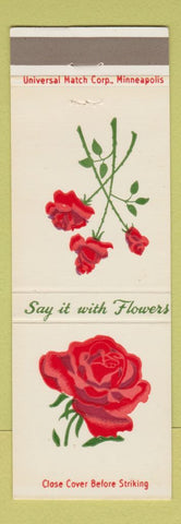 Matchbook Cover - Shotwell Floral Flowers Fargo ND FTD