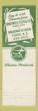 Matchbook Cover - Shotwell Floral Flowers Fargo ND FTD