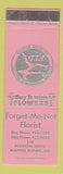 Matchbook Cover - Forget Me Not Florist Flowers Warner Robins GA PINK WEAR