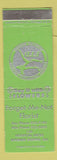 Matchbook Cover - Forget Me Not Florist Flowers Warner Robins GA GREEN